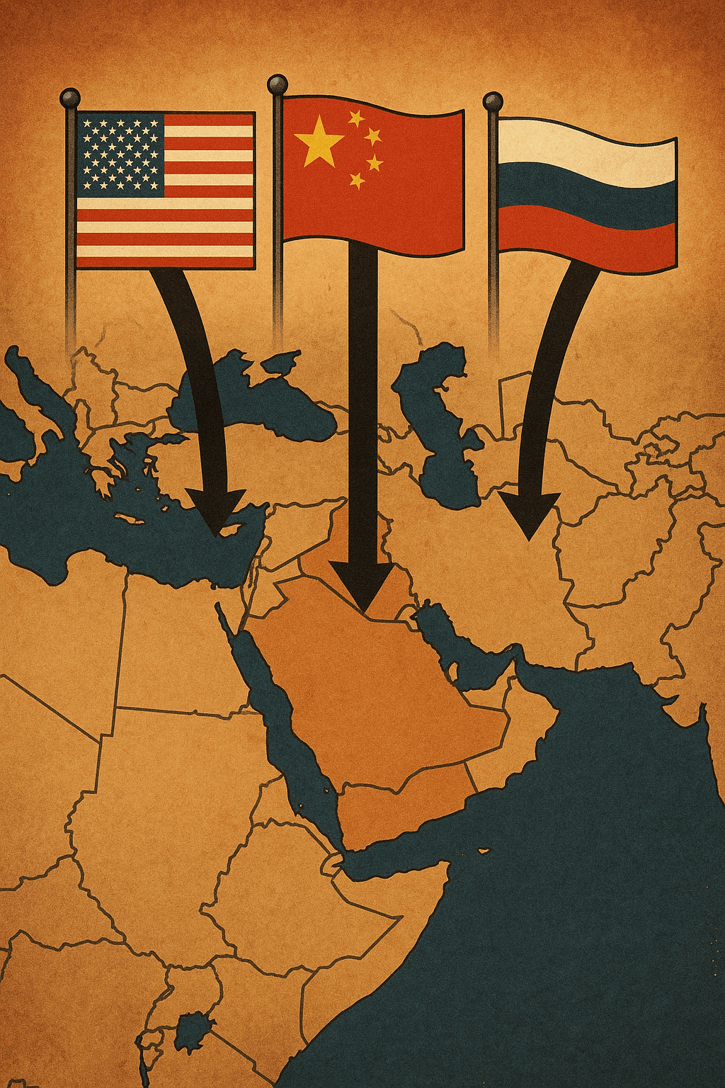 Power and Interests: Mapping U.S., Chinese, and Russian Strategies in the Middle East and North Africa